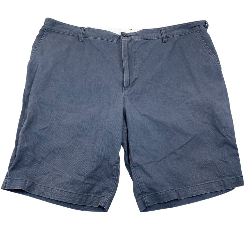Dockers Men's Chino Shorts W42 Blue with Cell Phone Pocket